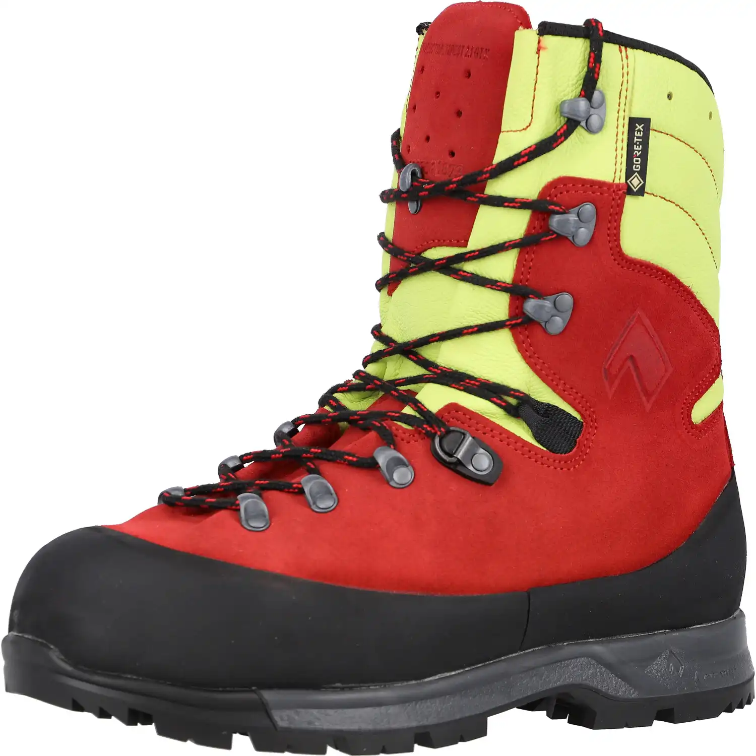 Forst- und Schnittschutzstiefel SB "PROTECTOR FOREST 2.1 GTX" red/yellow  in UK 7 (EU 41) - Thumbnail 1