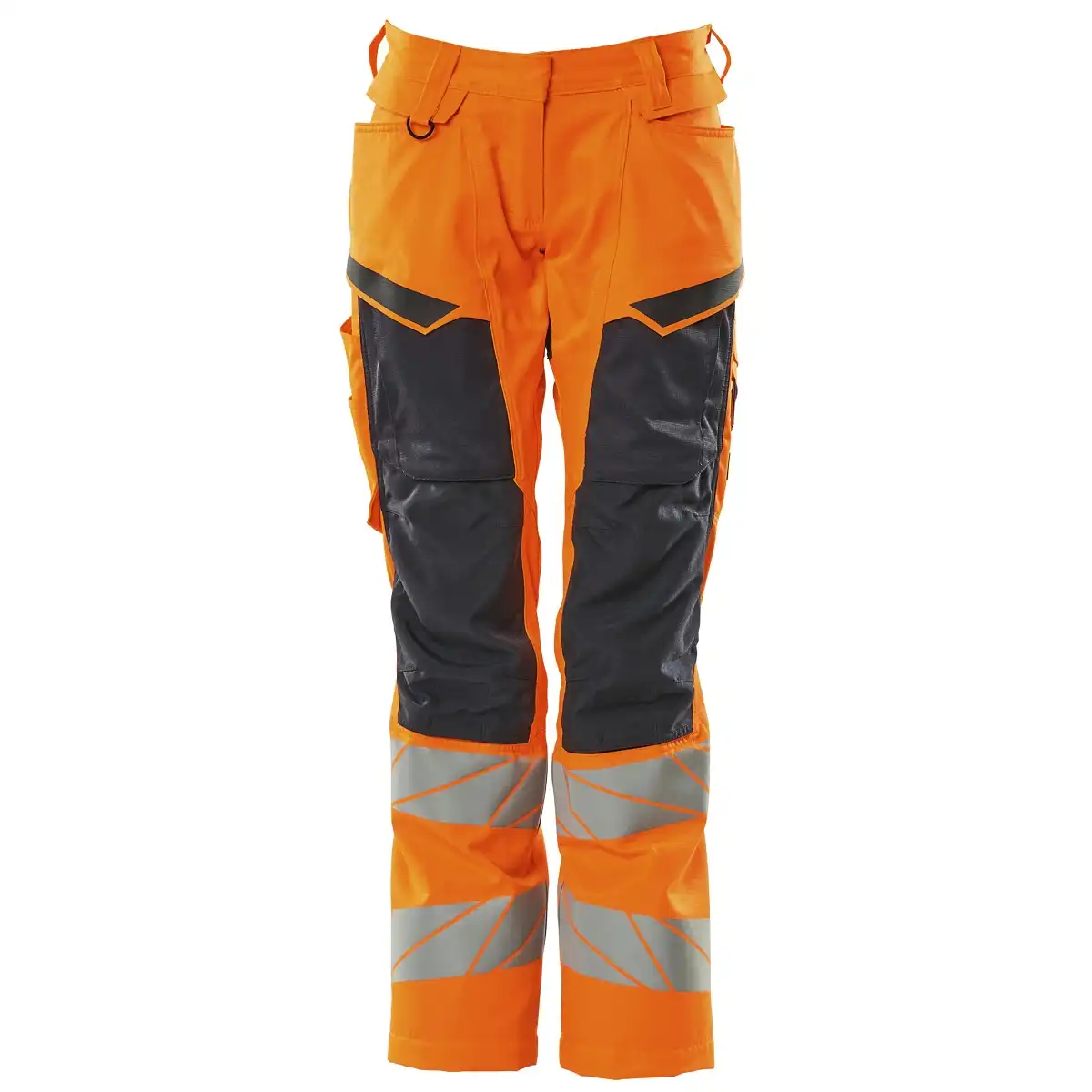 Damen Warnschutz Bundhose Kl. 2 "ACCELERATE SAFE" Diamond in orange/schwarzblau, 76C42 - Thumbnail 1