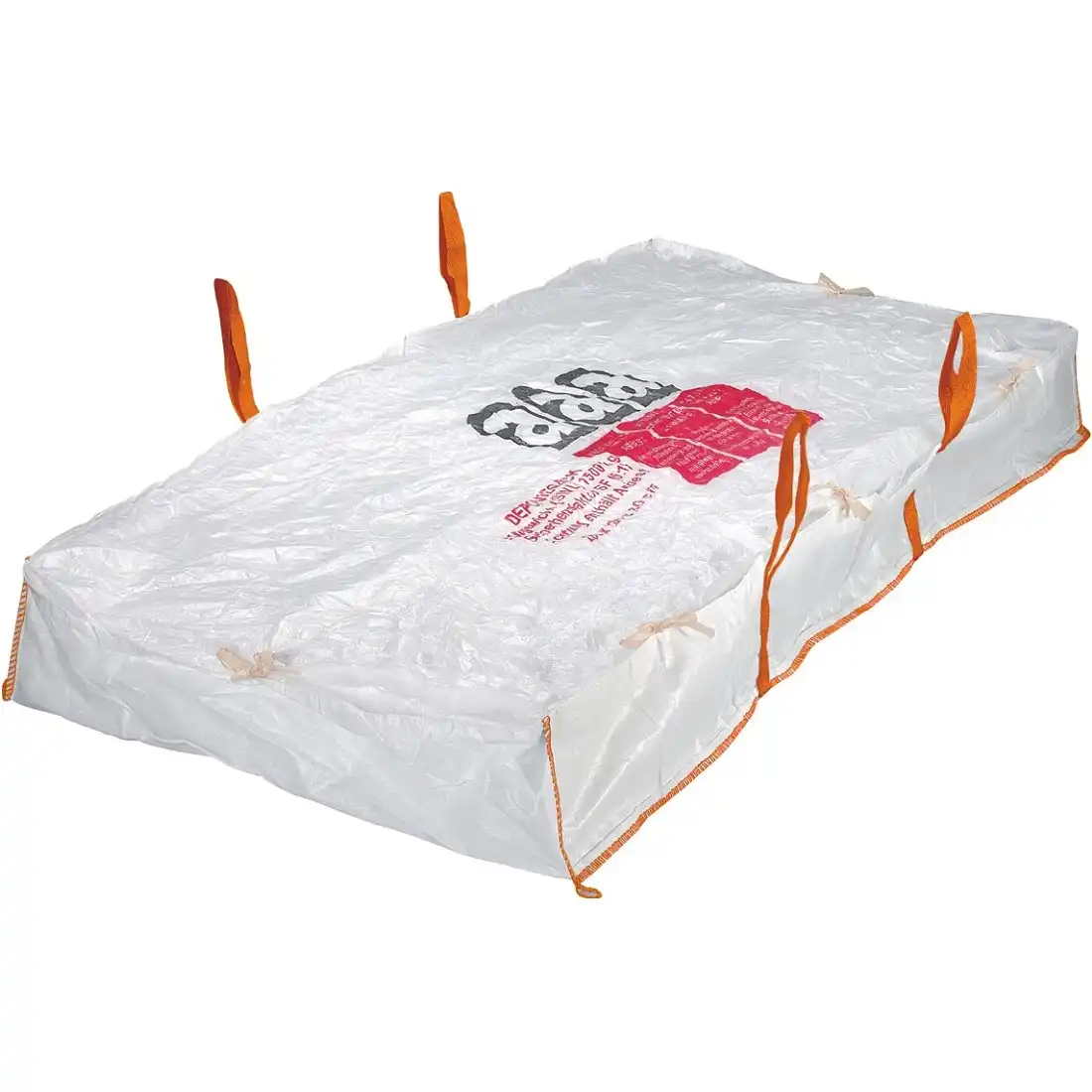 Asbest Platten-Bags PP-Gewebe 260x125x30cm "ASBEST" 1000kg - Bild 1