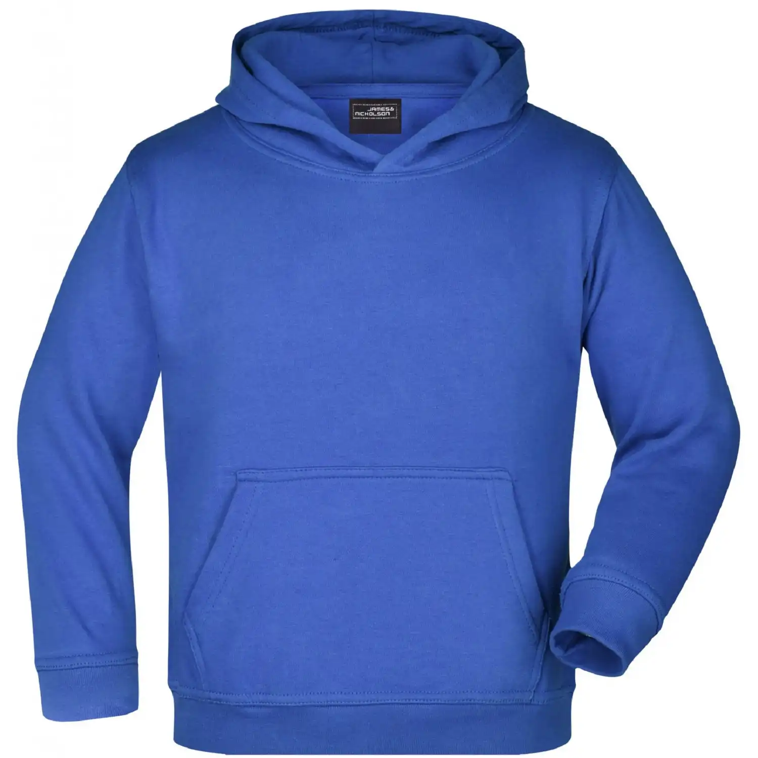 Kinder Kapuzensweatshirt "JN047K" in royal, L - Bild 1