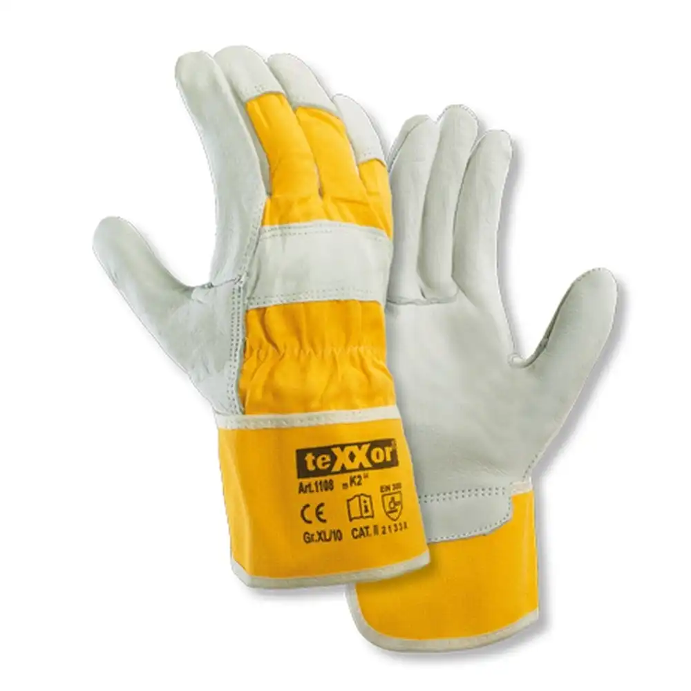 Premium Rindvollleder-Arbeitshandschuhe "K2"  in 10 (XL) - Thumbnail 1