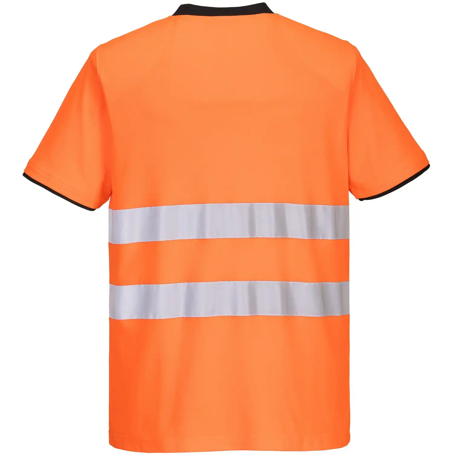 Warnschutz T-Shirt "PW213" PW2 in orange/schwarz, L - Thumbnail 2