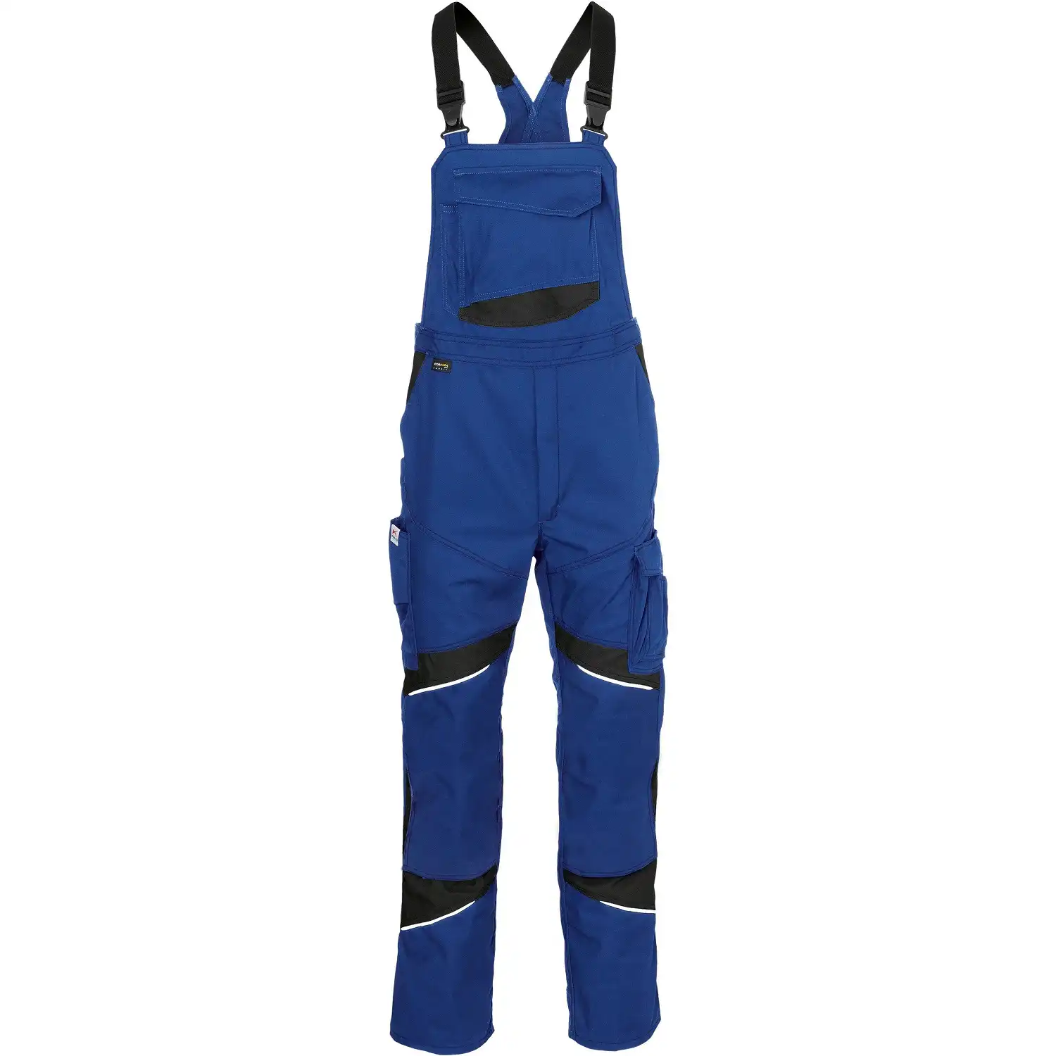 Latzhose "ACTIVIQ cotton+" in kornblau/schwarz, 102 - Bild 1