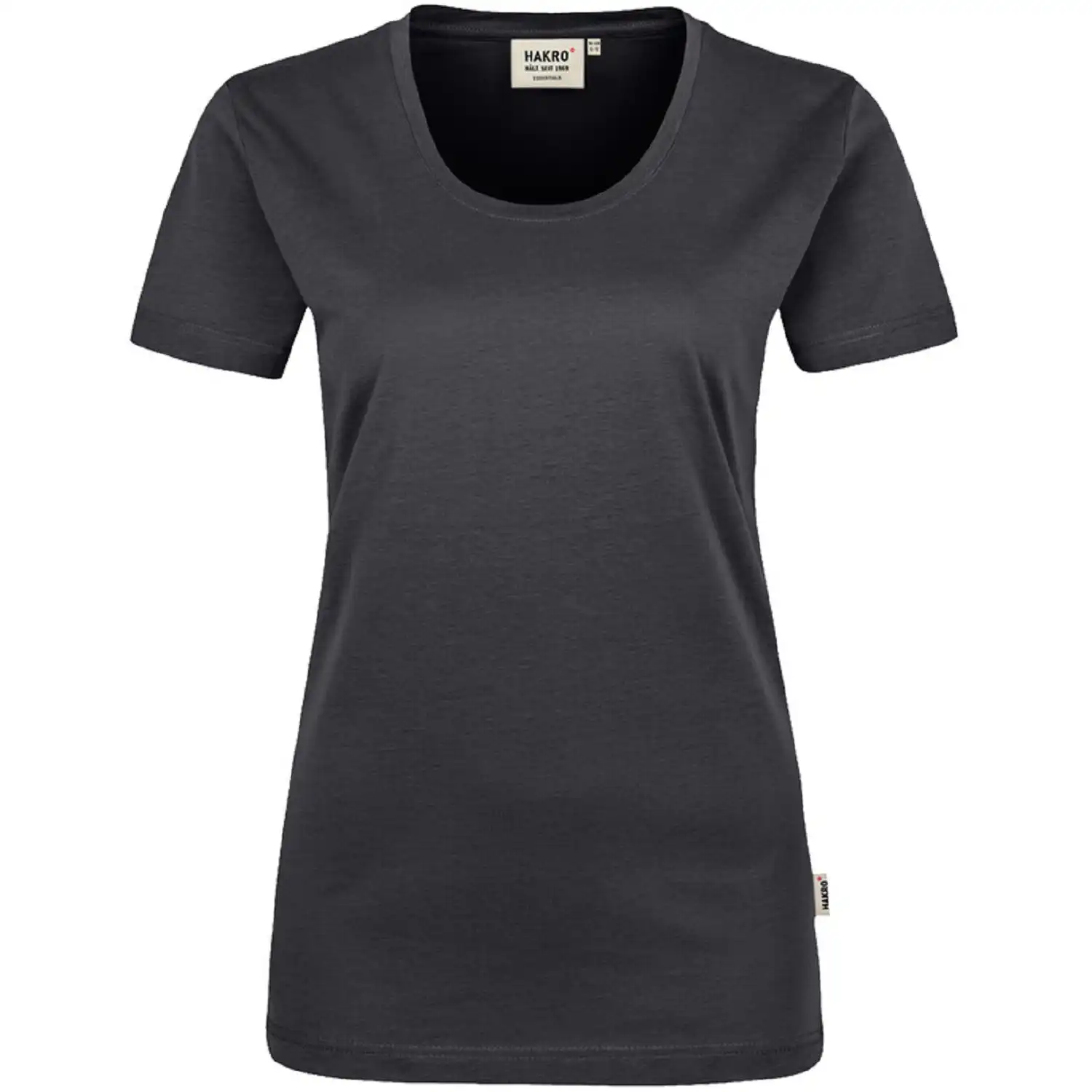 Women-T-Shirt "Classic" 127 in karbongrau, L - Bild 1