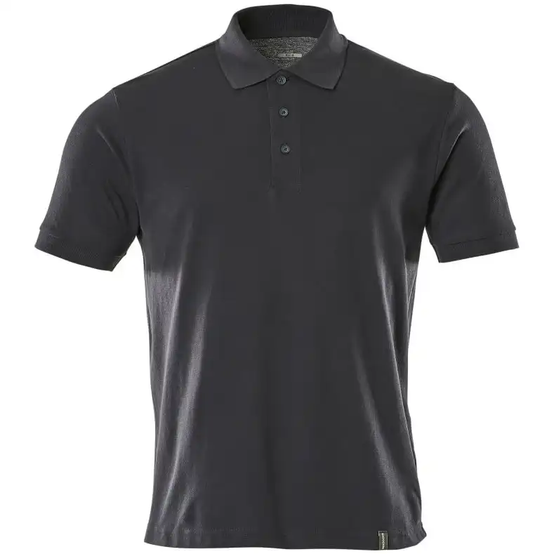 Bio Polo T-Shirt "20583" Crossover in schwarzblau, XXL - Bild 1