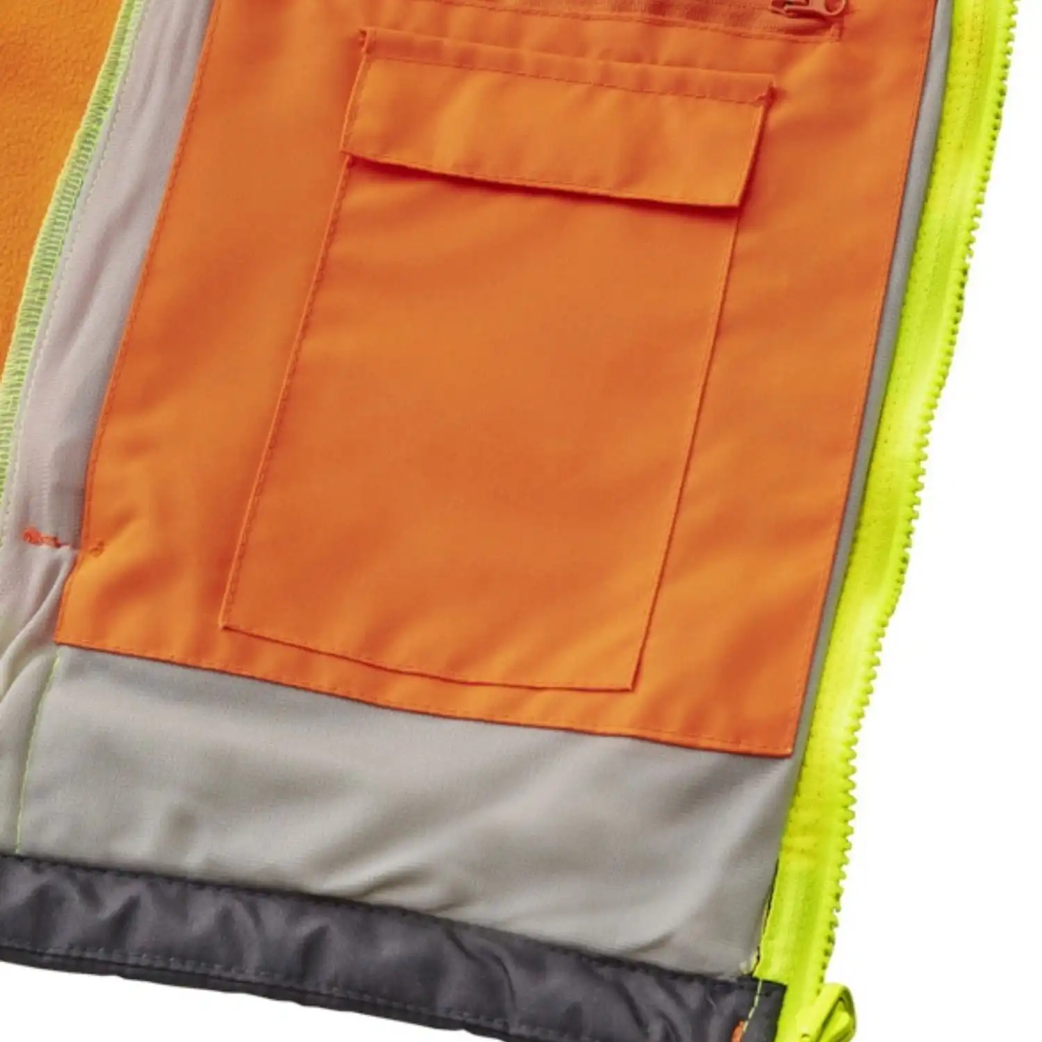 Warnschutz Softshelljacke "HOUSTON" in orange/gelb, XL - Thumbnail 6