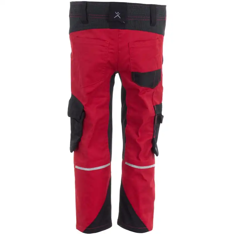 Kinder Stretch-Bundhose "Norit" in rot/schwarz, 110/116 - Thumbnail 2