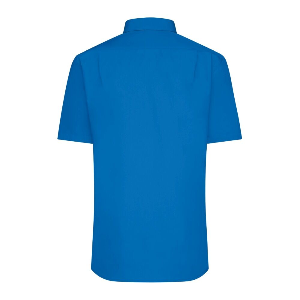 Kurzarm Hemd "JN680" in royal, 3XL - Thumbnail 2