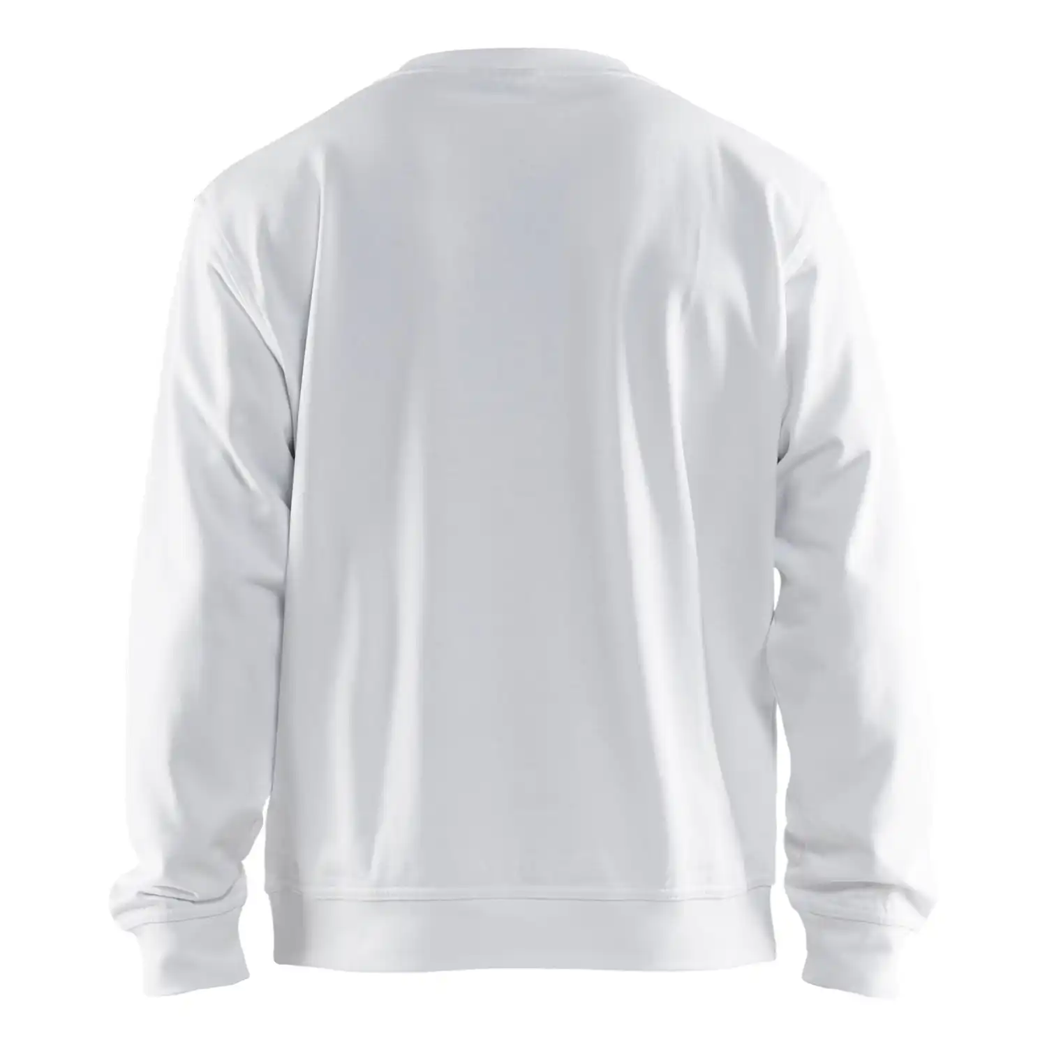 Pullover "3340" Rundhals in 4XL, Weiß - Thumbnail 2