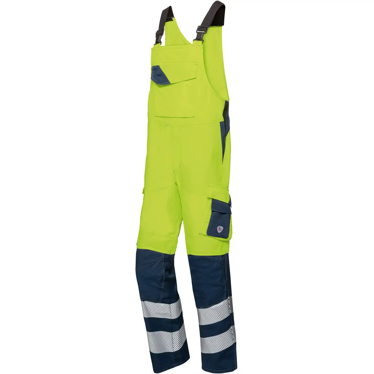 Multinorm Latzhose Kl. 2 "2237-590" Multi Protect Plus gelb/nachtblau in 60 - Thumbnail 1