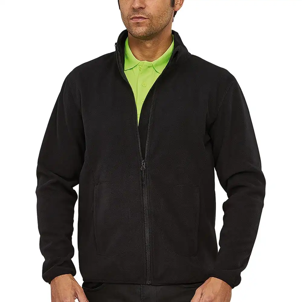 Fleecejacke "SOFT" in schwarz, L - Bild 1