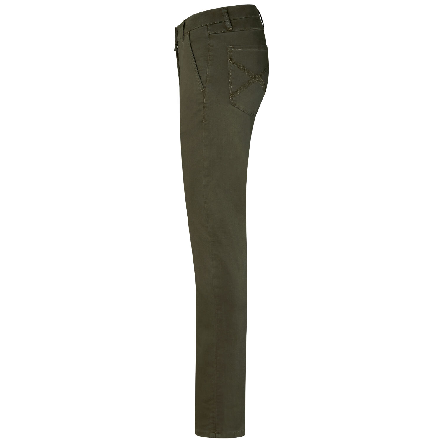 Damen Chinohose X-Stretch "706" in olive, L - Thumbnail 4