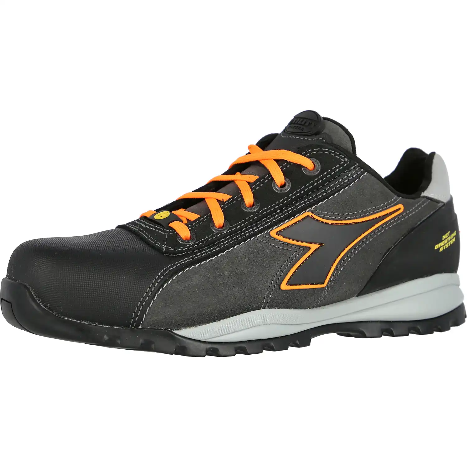 Sicherheitshalbschuhe S3 "GLOVE NET LOW PRO" asphalt/orange in 35 - Thumbnail 1