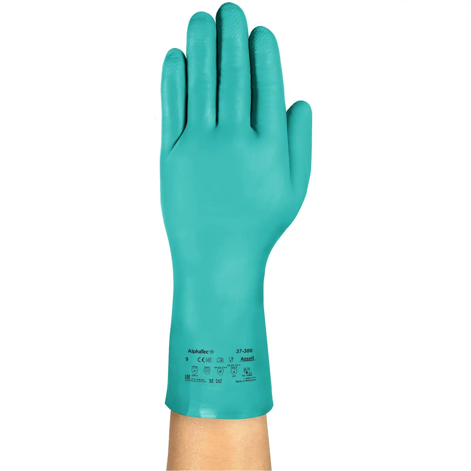 Nitril Chemikalienschutzhandschuhe "AlphaTec®" 37-300 in 10 (XL) - Thumbnail 1