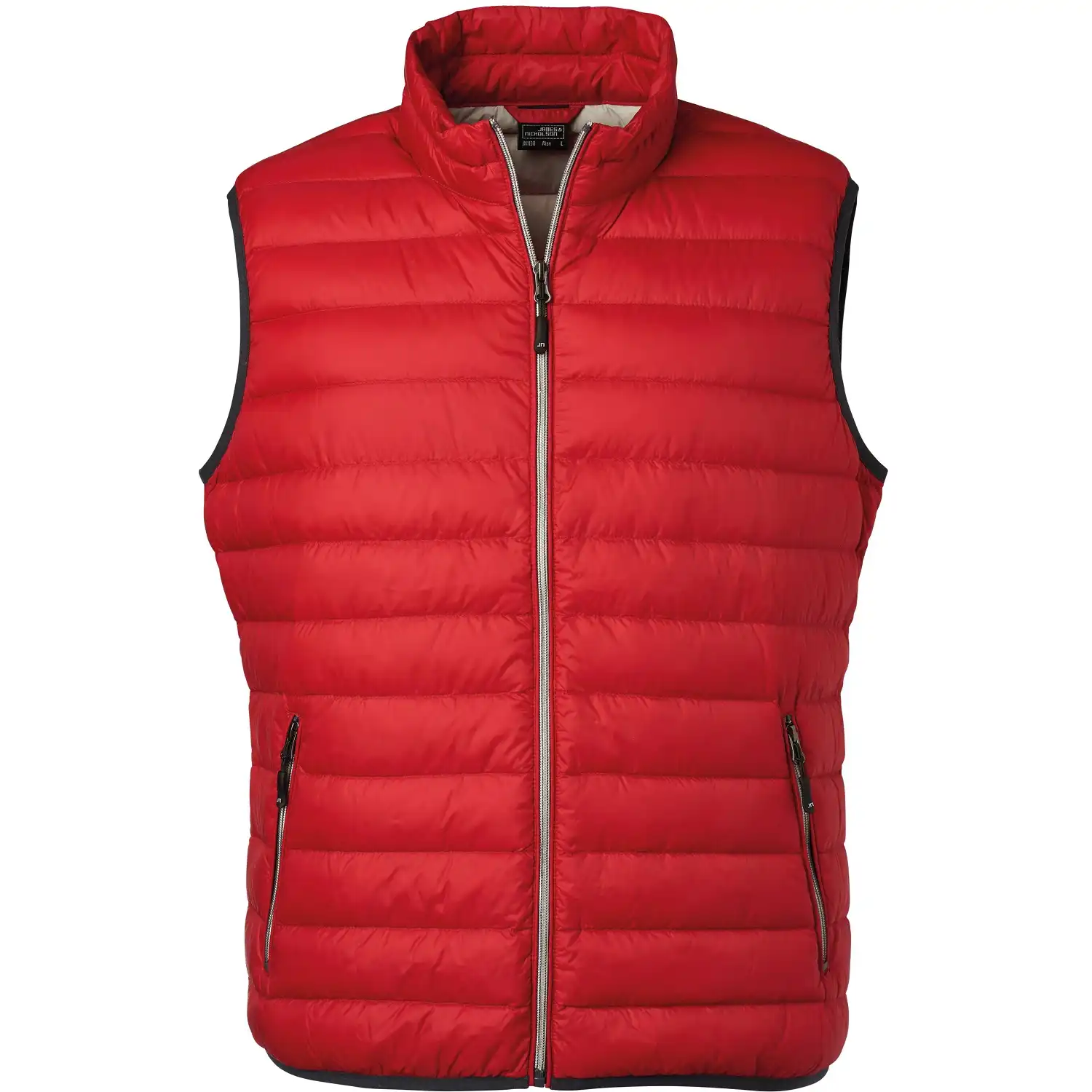 Daunenweste "JN1138" in red/silver, XL - Thumbnail 1
