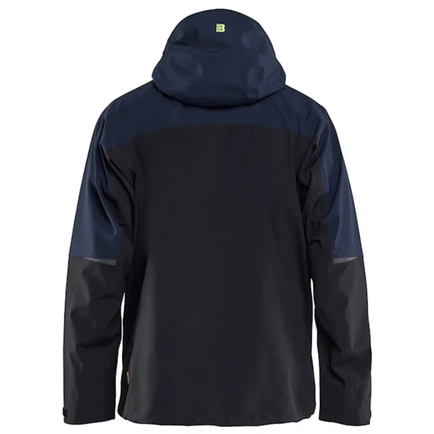 Shelljacke "STRIKER" in dunkelmarine/gelb, L - Thumbnail 5