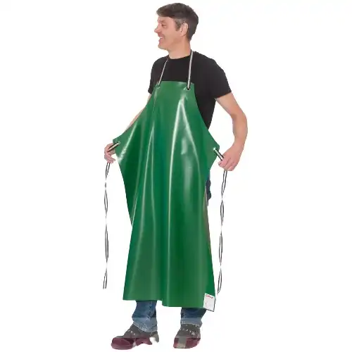 PVC-Schürze W 3/M 90 x 120 x 0.3 mm grün - Bild 1