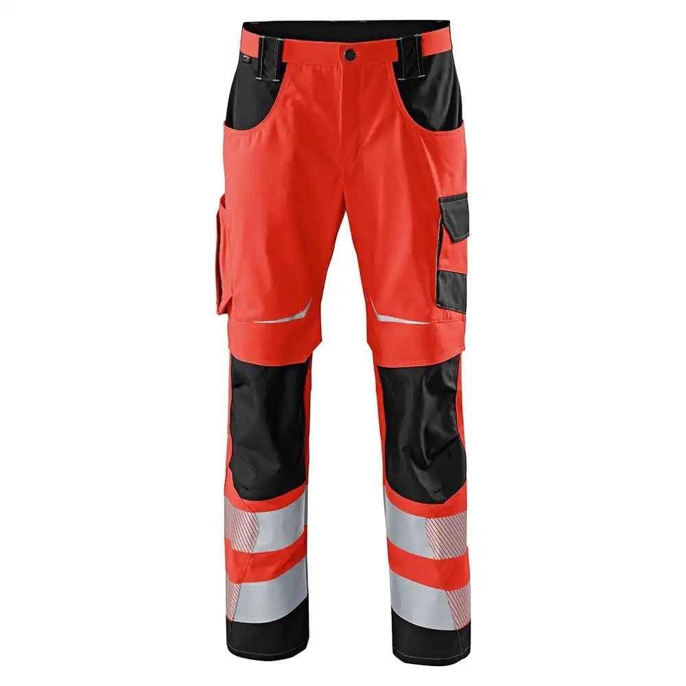 Warnschutz-Bundhose "REFLECTIQ" in rot/schwarz, 102 - Bild 1