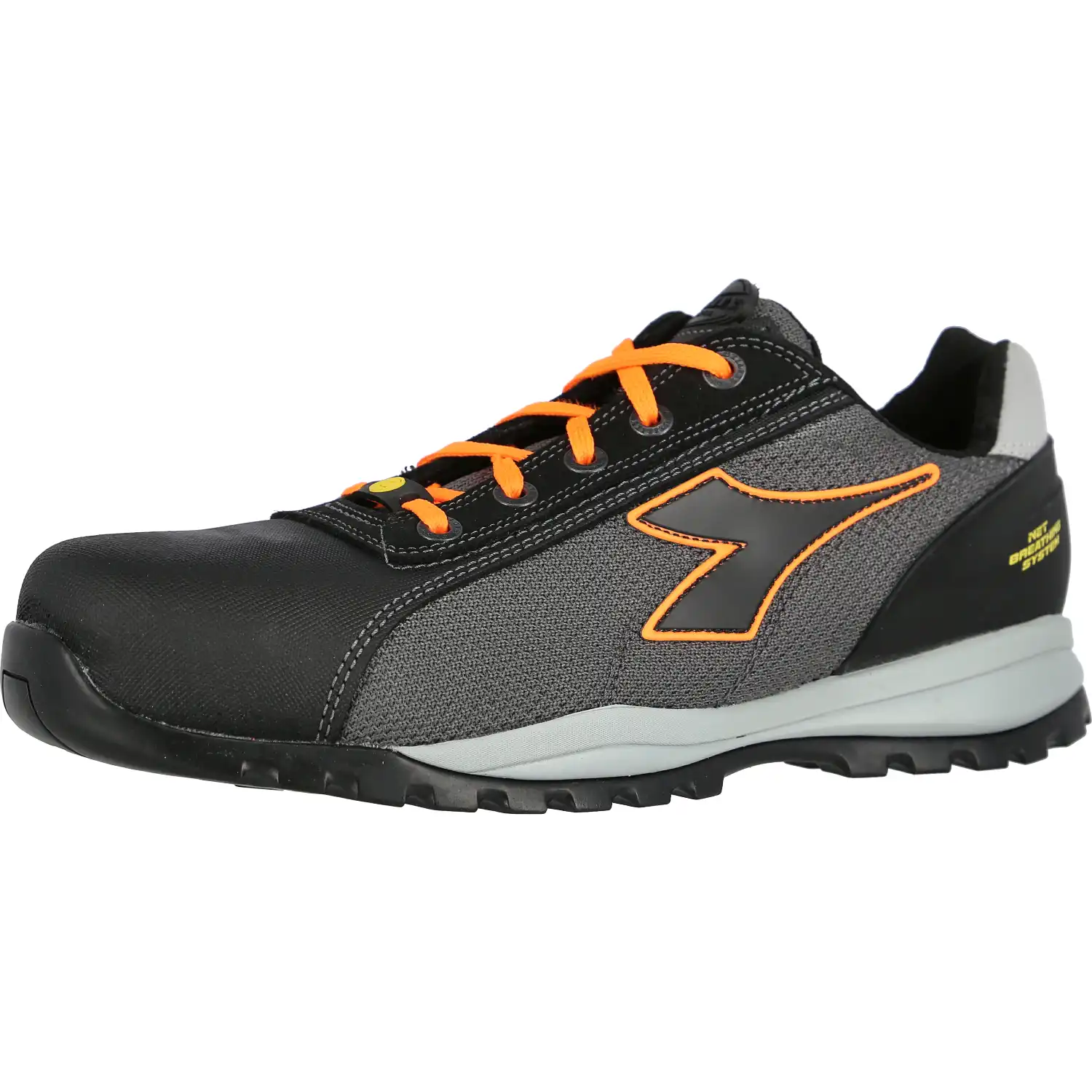 Sicherheitshalbschuhe S1PL "GLOVE NET LOW PRO" asphalt/orange in 43 - Thumbnail 1