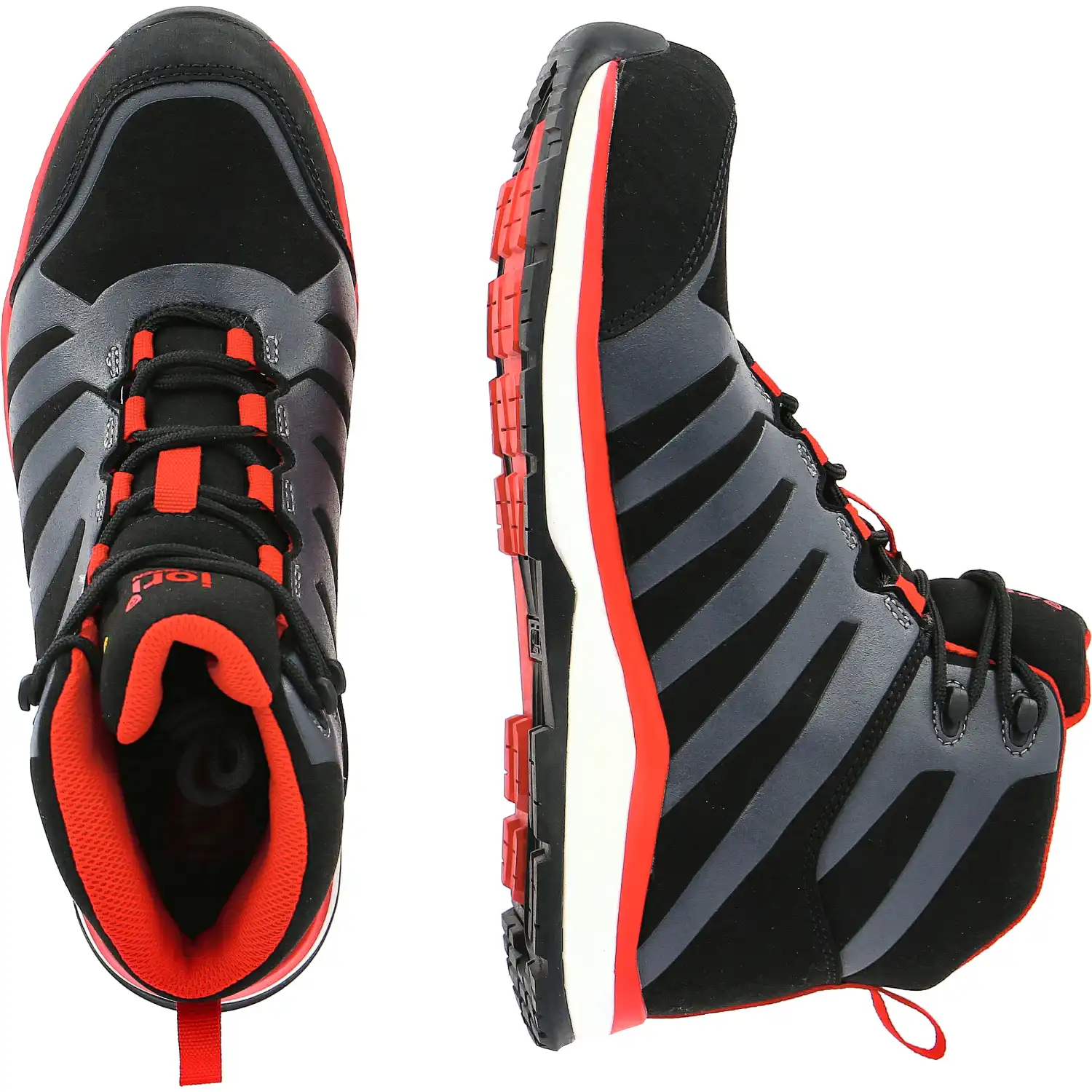 Sicherheitshochschuhe S3 "JO_RAPID BLACK-RED MID" in 43 - Thumbnail 1