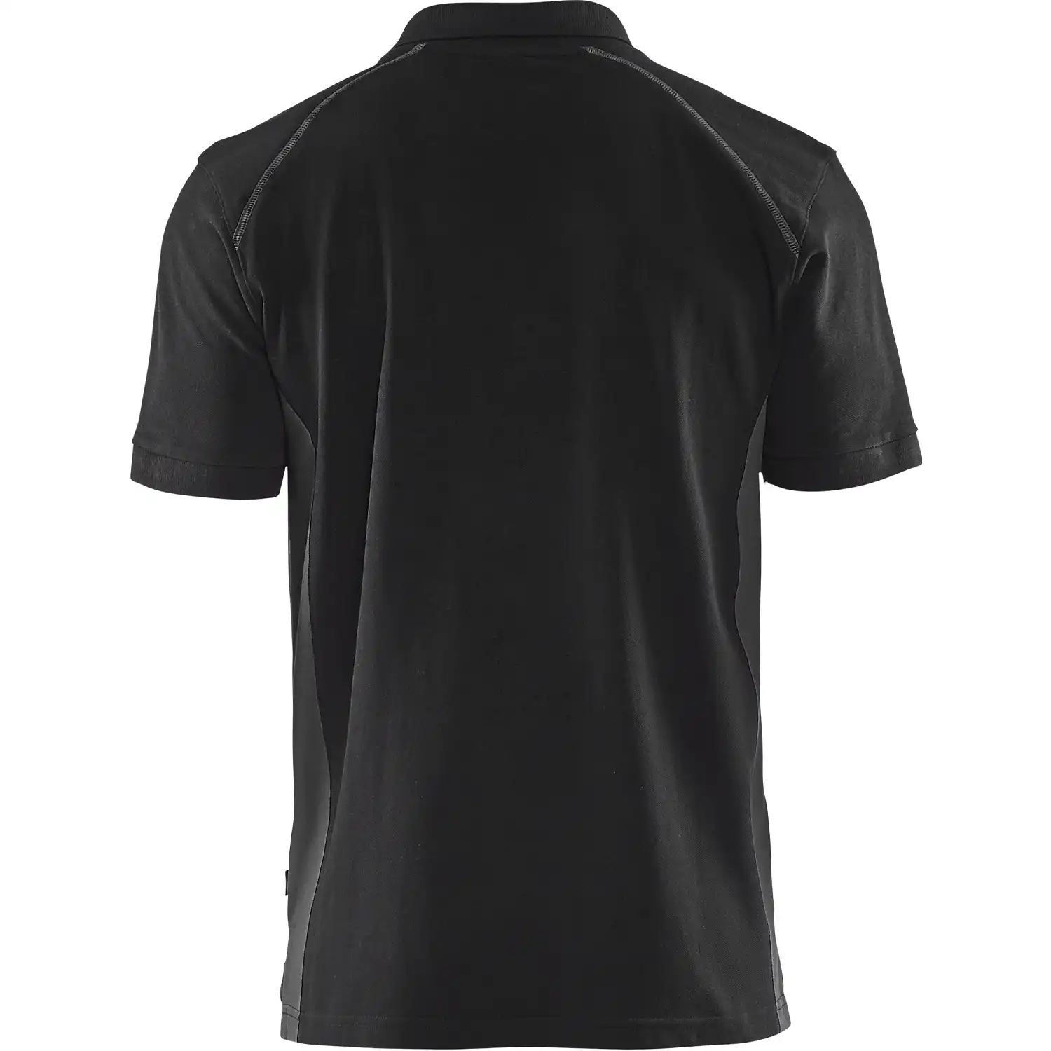 Polo-Shirt "3324" in schwarz/dunkelgrau, XL - Thumbnail 2