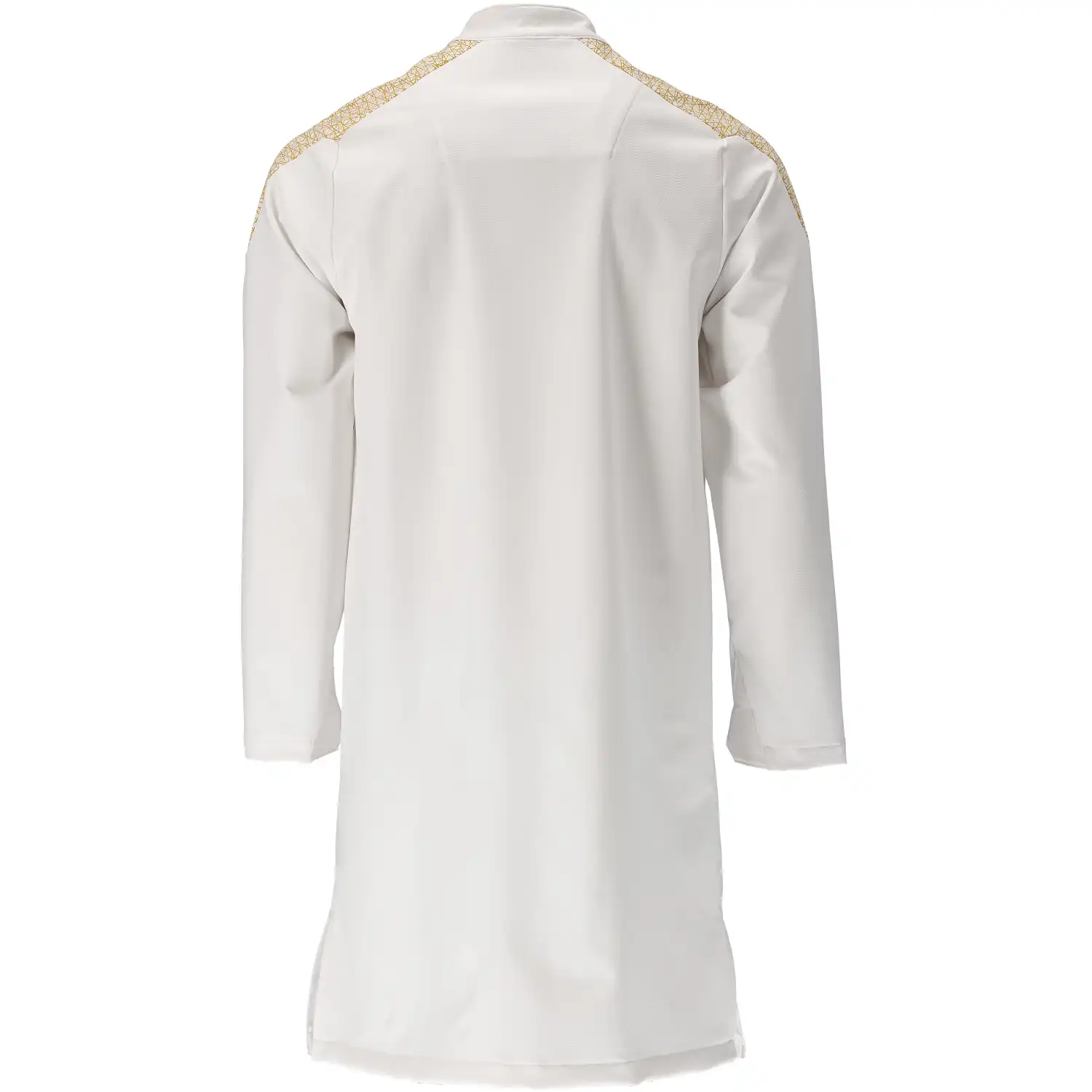 Stretch Arbeitsmantel "20154-511" Food & Care in weiß/currygelb, XS - Thumbnail 2