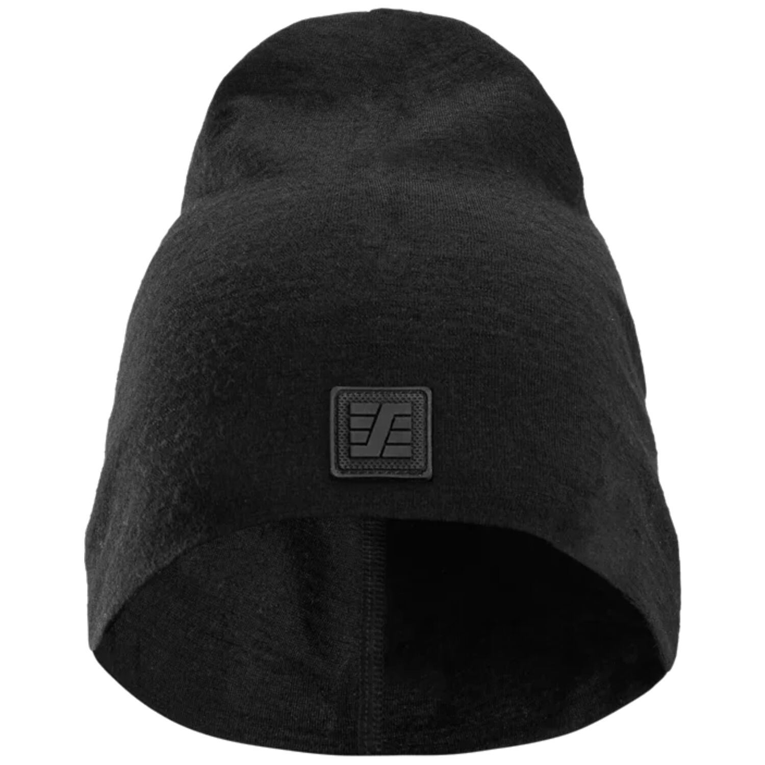 Beanie "9009" aus Merinowolle in schwarz - Bild 1