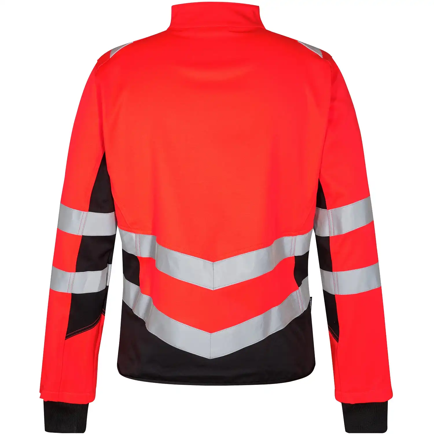 Warnschutz Stretch Bundjacke "1544-314" Safety in rot/schwarz, 6XL - Thumbnail 2