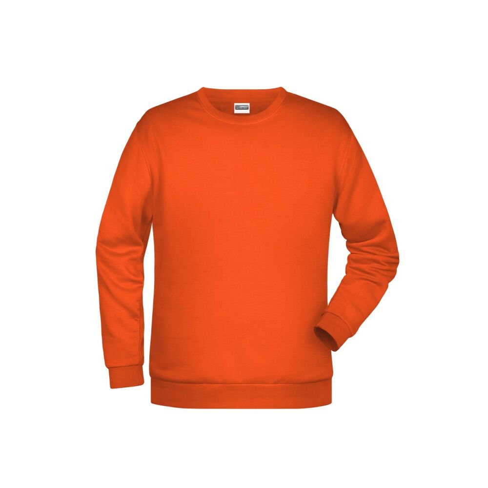 Herren Basic Sweatshirt "JN794" in Orange, XL - Thumbnail 1