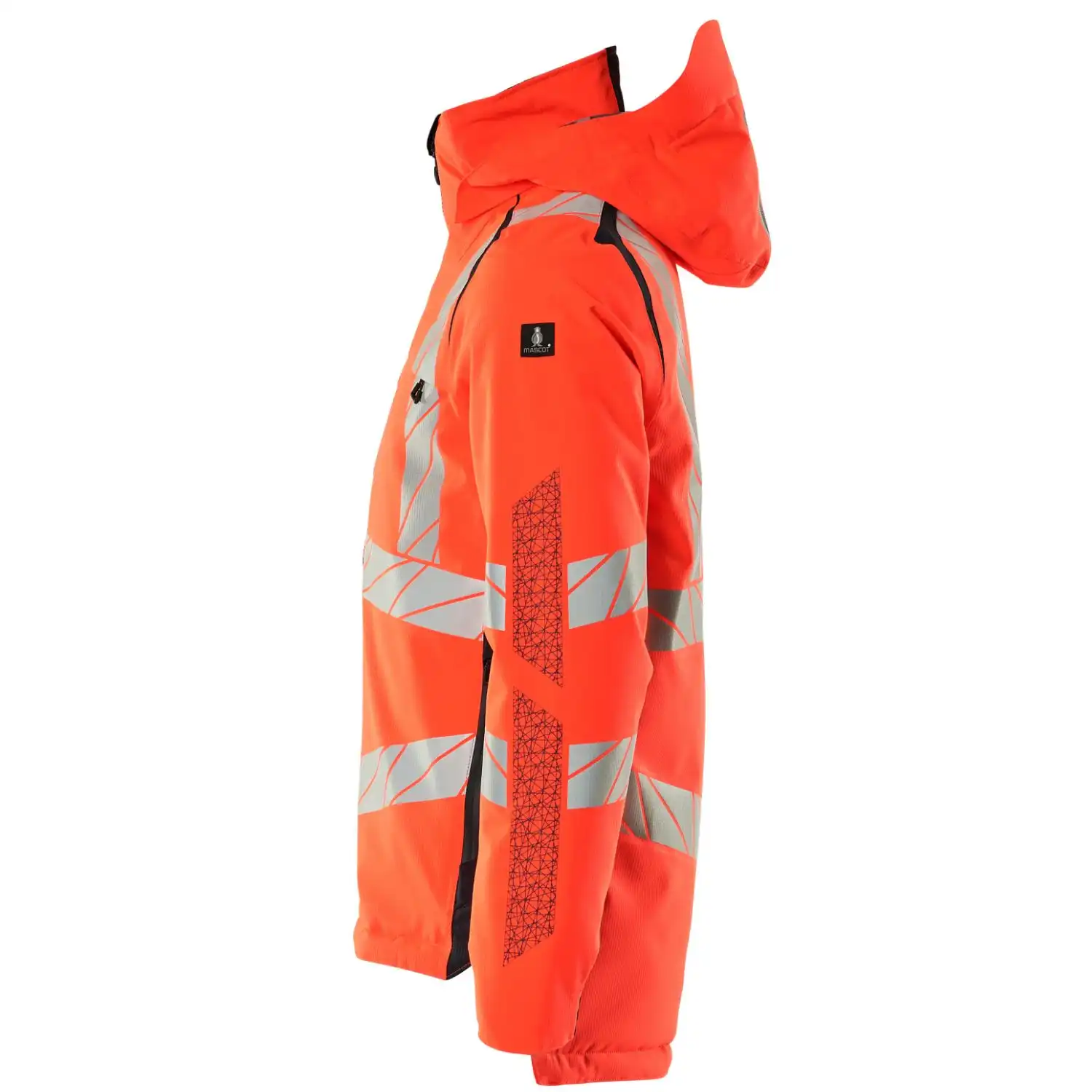 Warnschutz Winterjacke "ACCELERATE SAFE" in rot/schwarzblau, L - Thumbnail 3