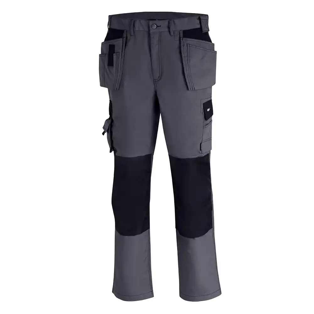 Handwerker Bundhose "PANAMA" Canvas in grau/schwarz, 46 - Thumbnail 1