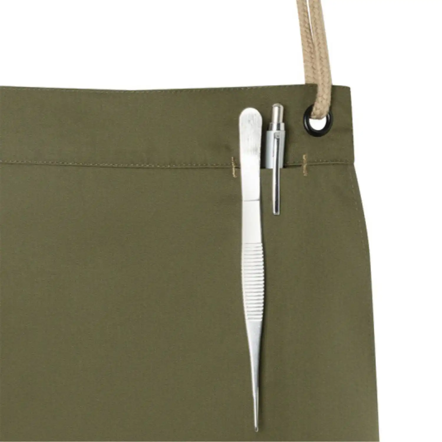 Latzschürze New-Nature "LS 40" in moosgrün - Thumbnail 3