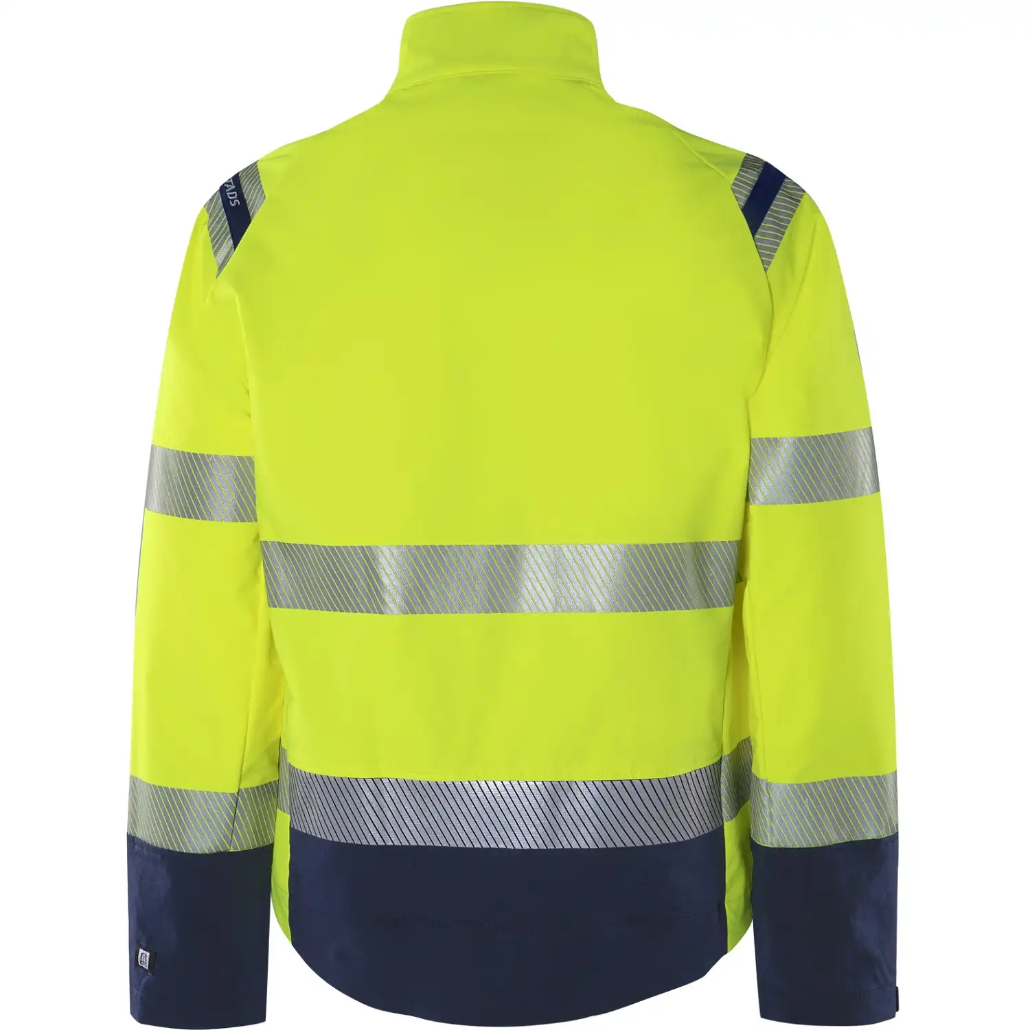 Warnschutz Stretch Bundjacke "4647 GSTP" Green Stiby in gelb/marine, XS - Thumbnail 2