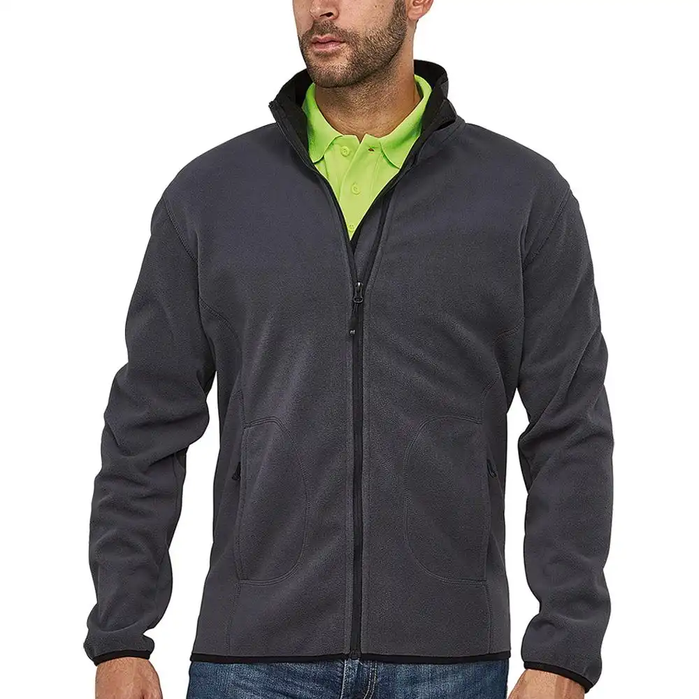 Fleecejacke "SOFT" in dunkelgrau, L - Bild 1