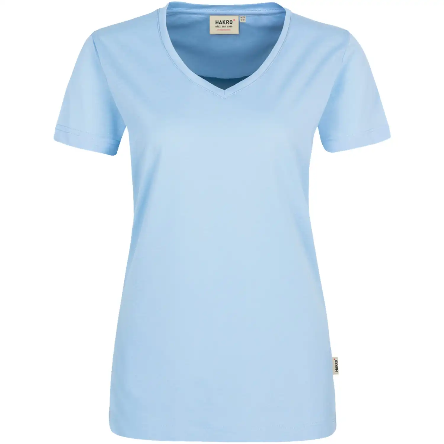 Damen V-Shirt "PERFORMANCE" 181 in ice-blue, M - Bild 1