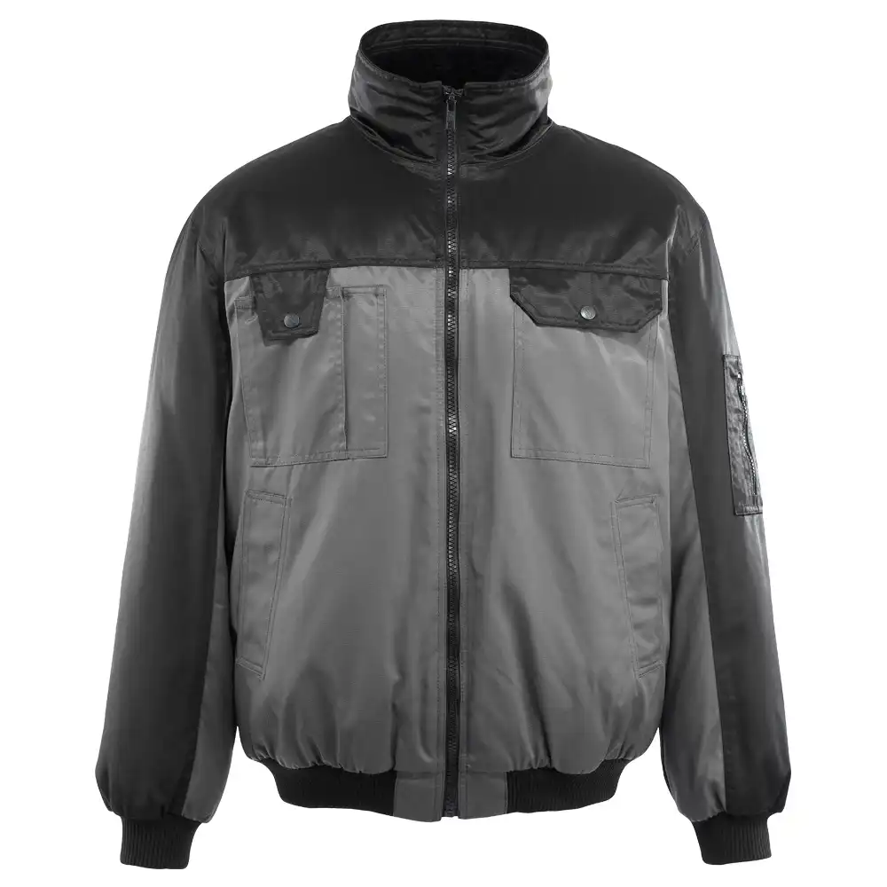 Pilotjacke "BOLZANO" Image in anthrazit/schwarz, L - Bild 1