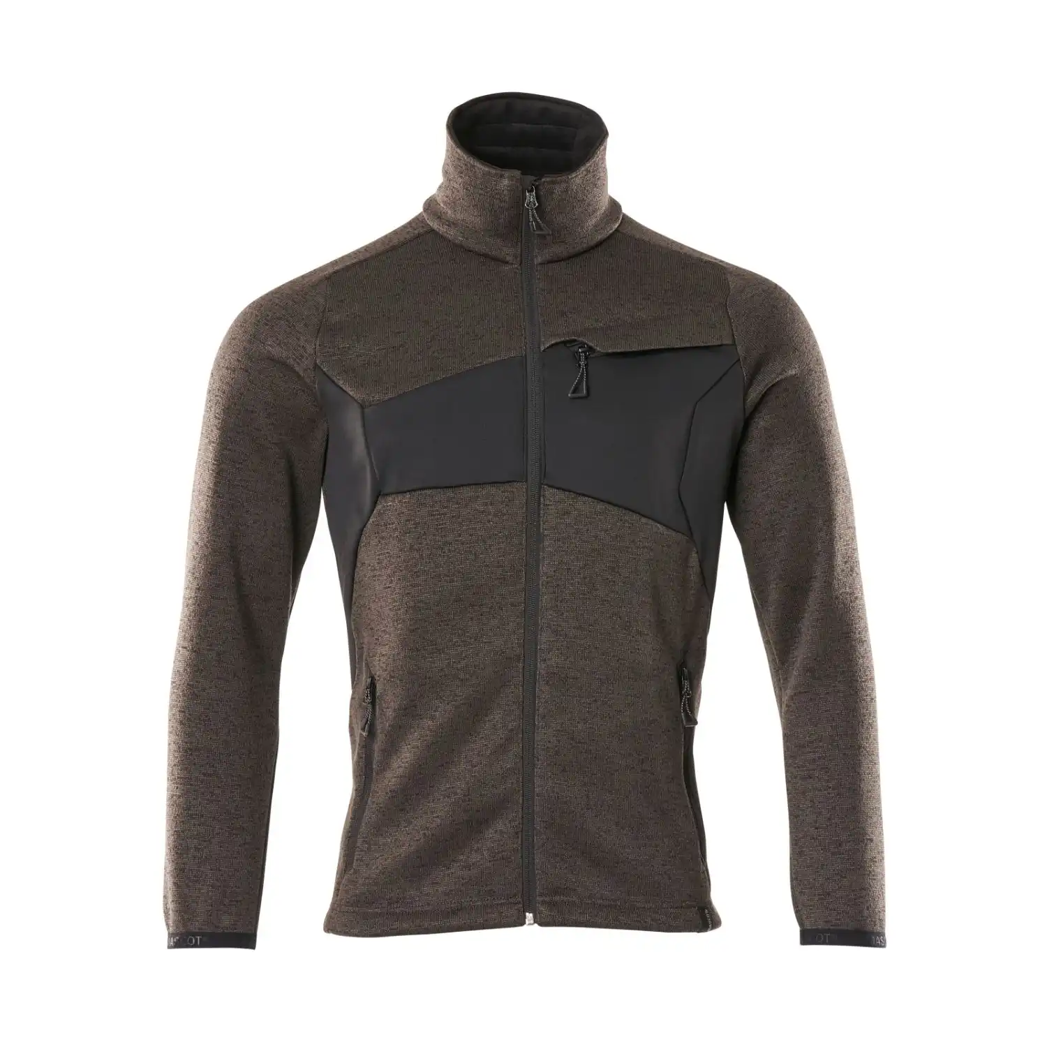 Strickjacke "ACCELERATE" in dunkelanthrazit/schwarz, XS - Thumbnail 1