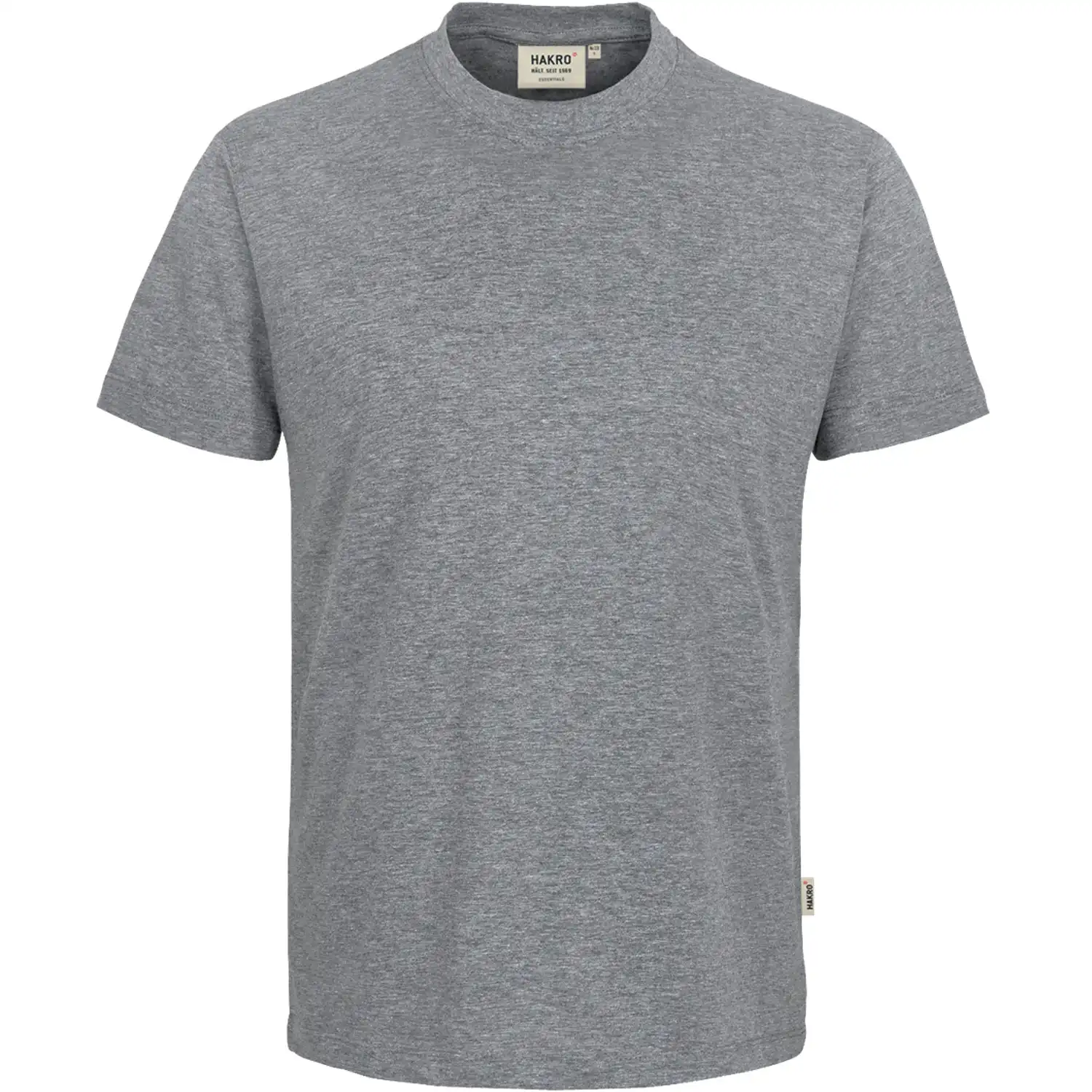 T-Shirt "Classic" 292 in grau-meliert, L - Thumbnail 1