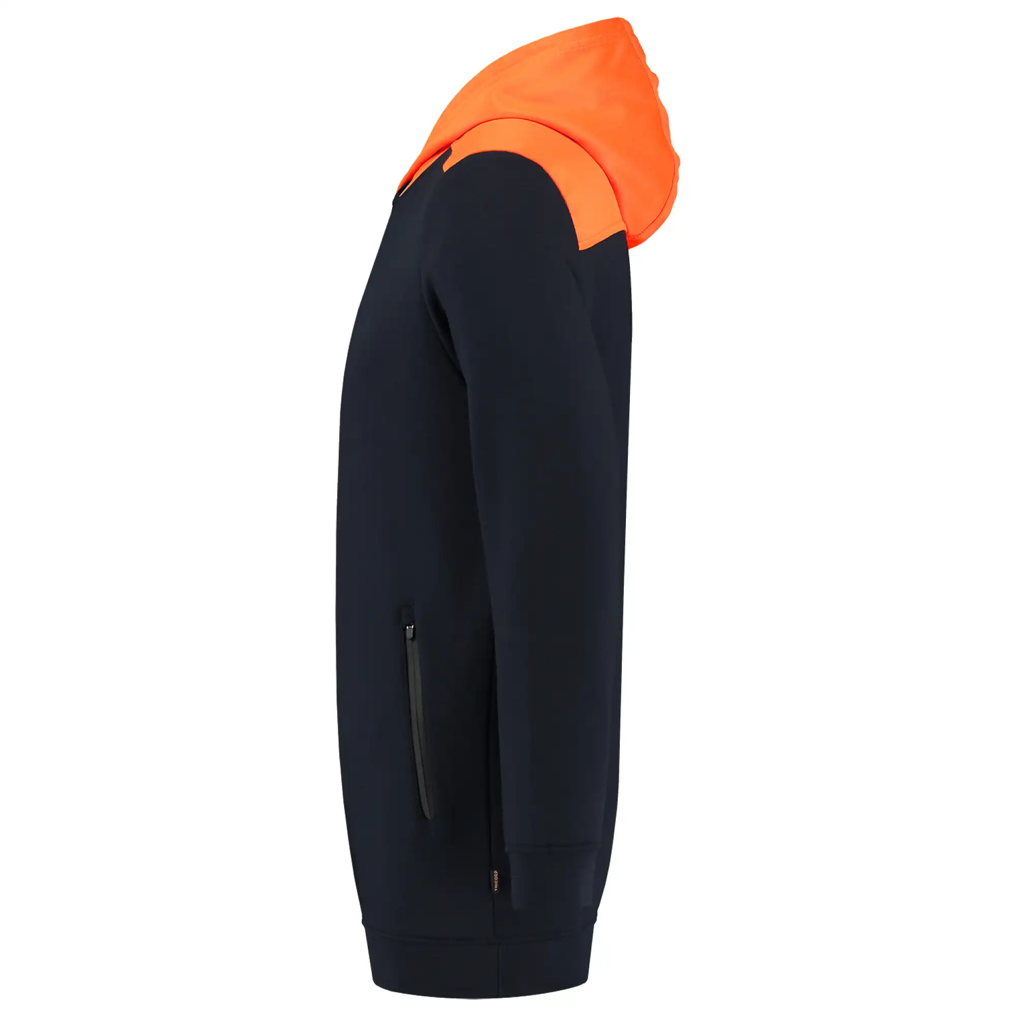 Kapuzen-Sweatshirt "303005" Safety in XS, ink/orange - Thumbnail 3
