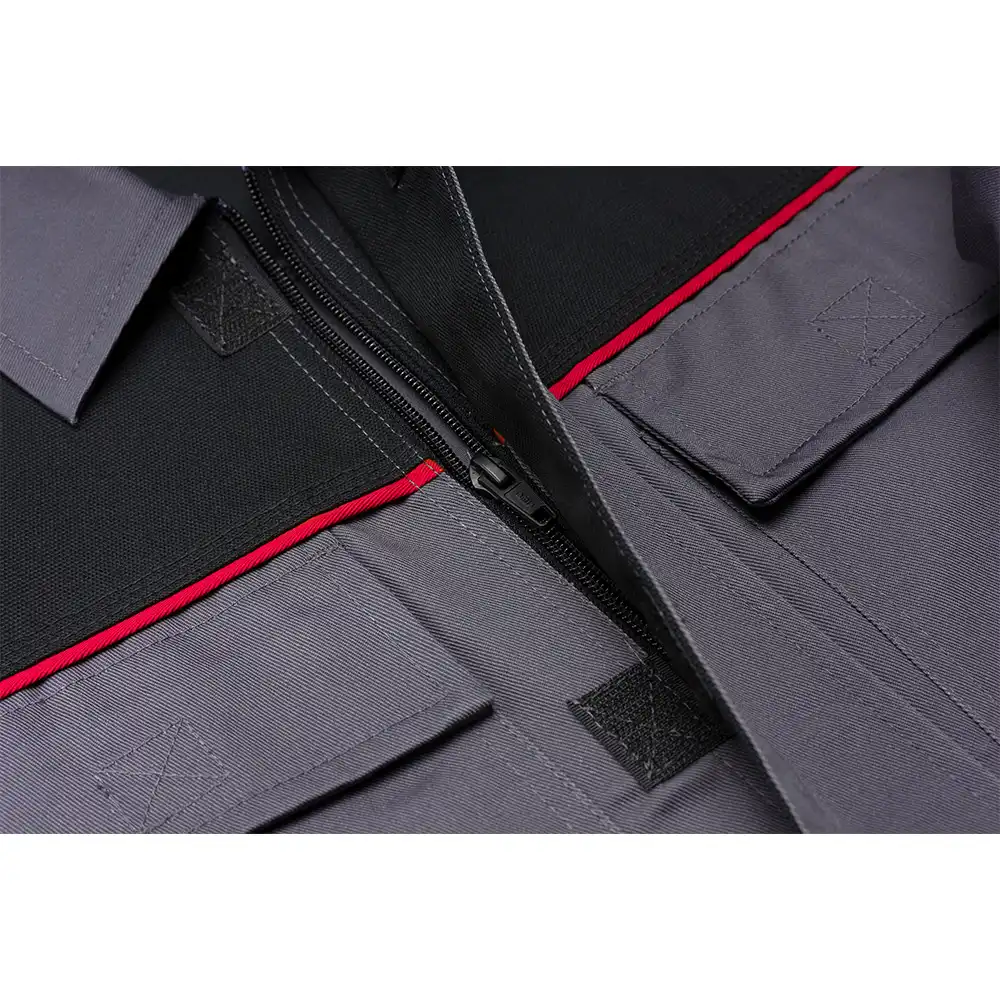 Damen Bundjacke "HIGHLINE" in schiefer/schwarz/rot, 34 - Thumbnail 2