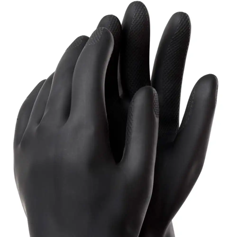 Einweg Latex-Chemikalienschutzhandschuhe "81000" in 9,5 (L) - Thumbnail 3