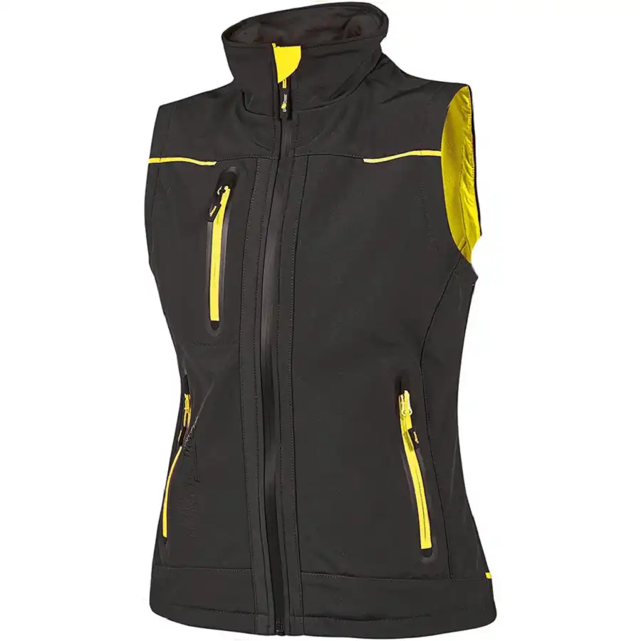 Damen Softshellweste "UNIVERSE LADY" black in XS (DE size: XXS) - Thumbnail 1