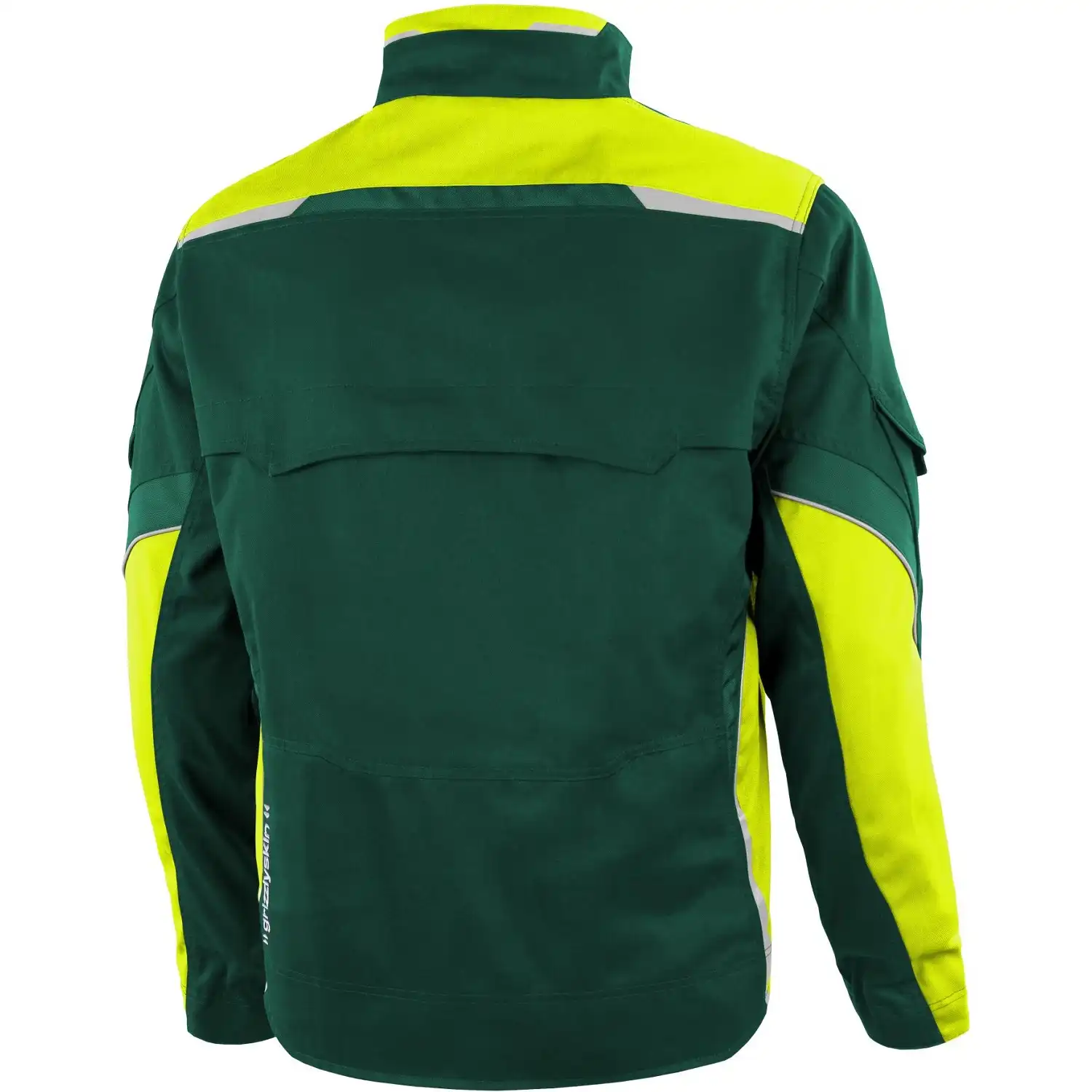 Bundjacke "IRON" in grün/warngelb, XXL - Thumbnail 2