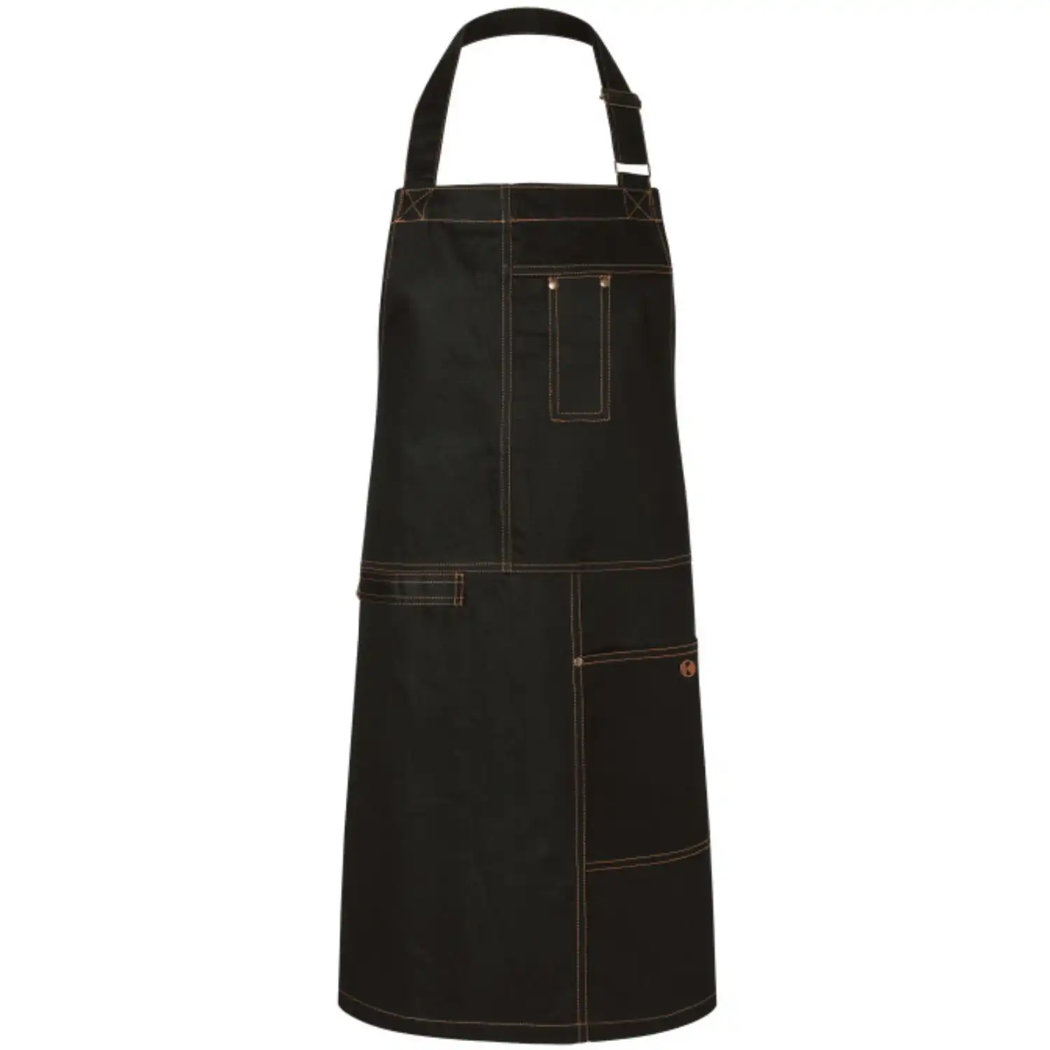 Latzschürze Urban Casual "LS 35" in schwarz - Thumbnail 1