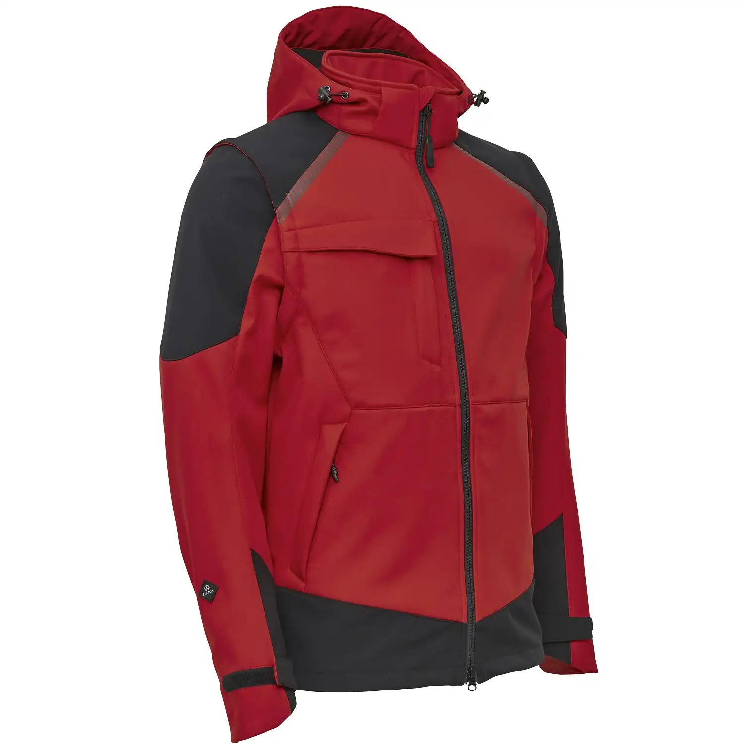 Softshelljacke 2-in-1 "117300" Working Xtreme in rot/schwarz, XL - Thumbnail 1