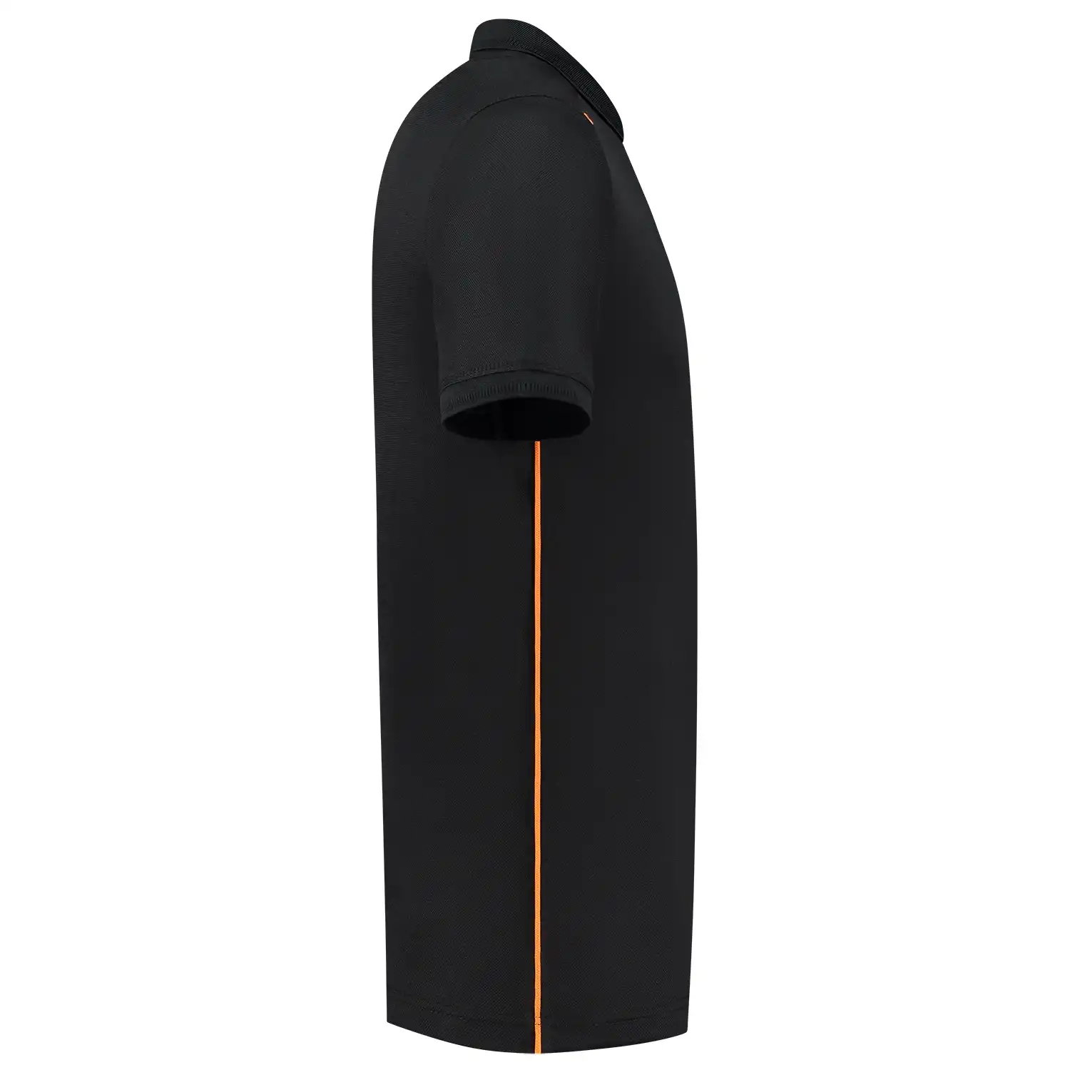 Polo-Shirt "202703" Accent in black/orange, L - Thumbnail 4