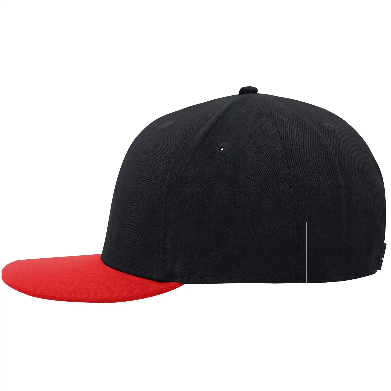 Basecap Pro "MB6634" 6-Panel in black/red - Bild 1