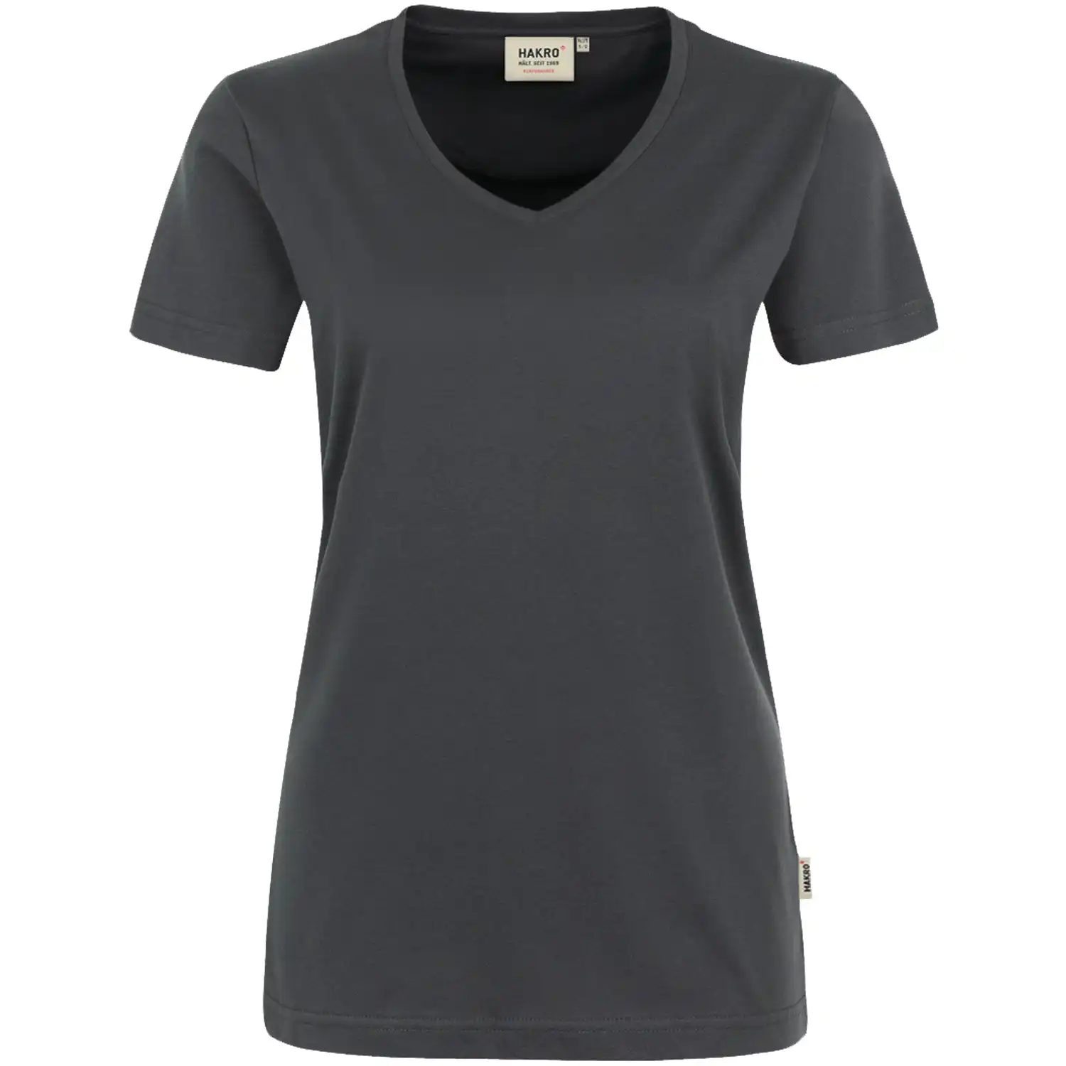 Damen V-Shirt "PERFORMANCE" 181 in anthrazit, L - Thumbnail 1