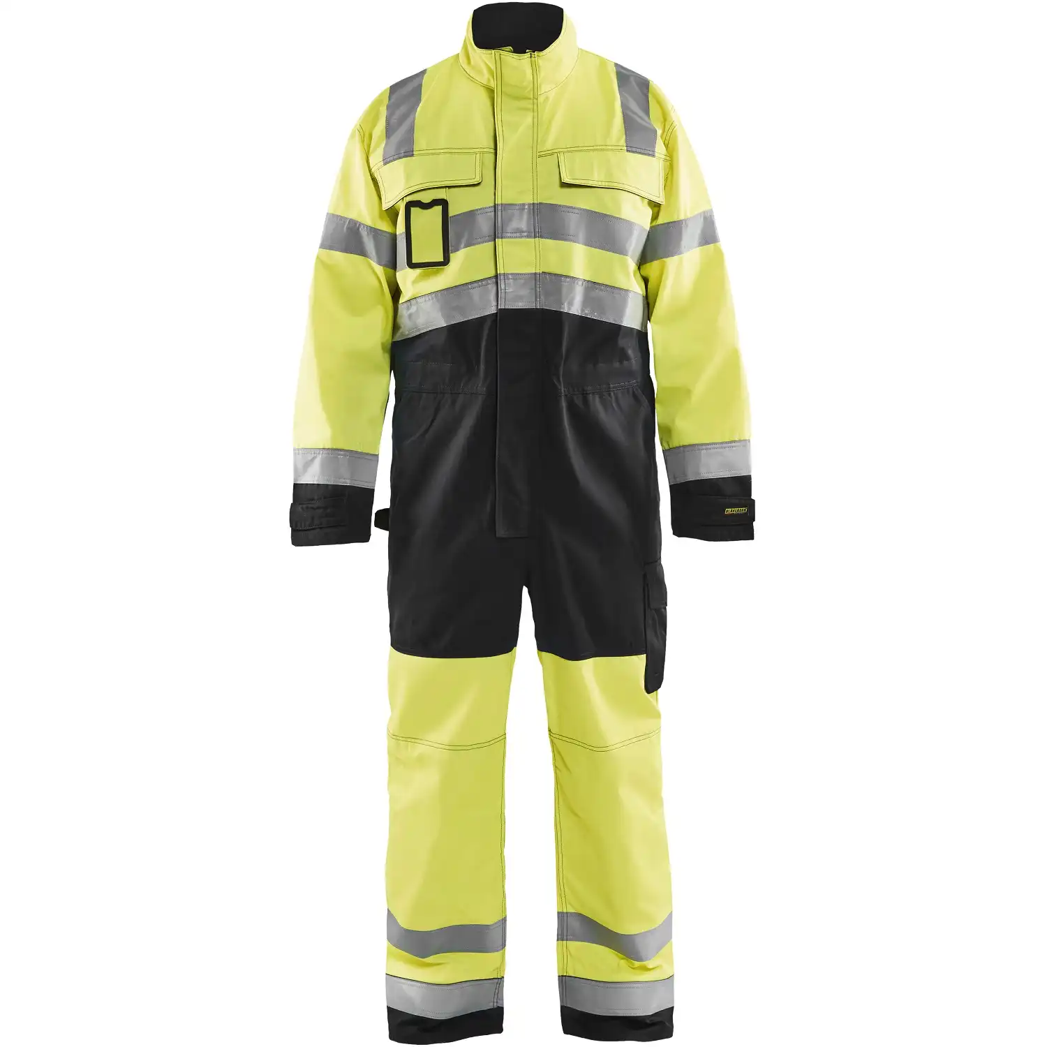 Warnschutz Overall "6373" in gelb/schwarz, C58 - Thumbnail 1