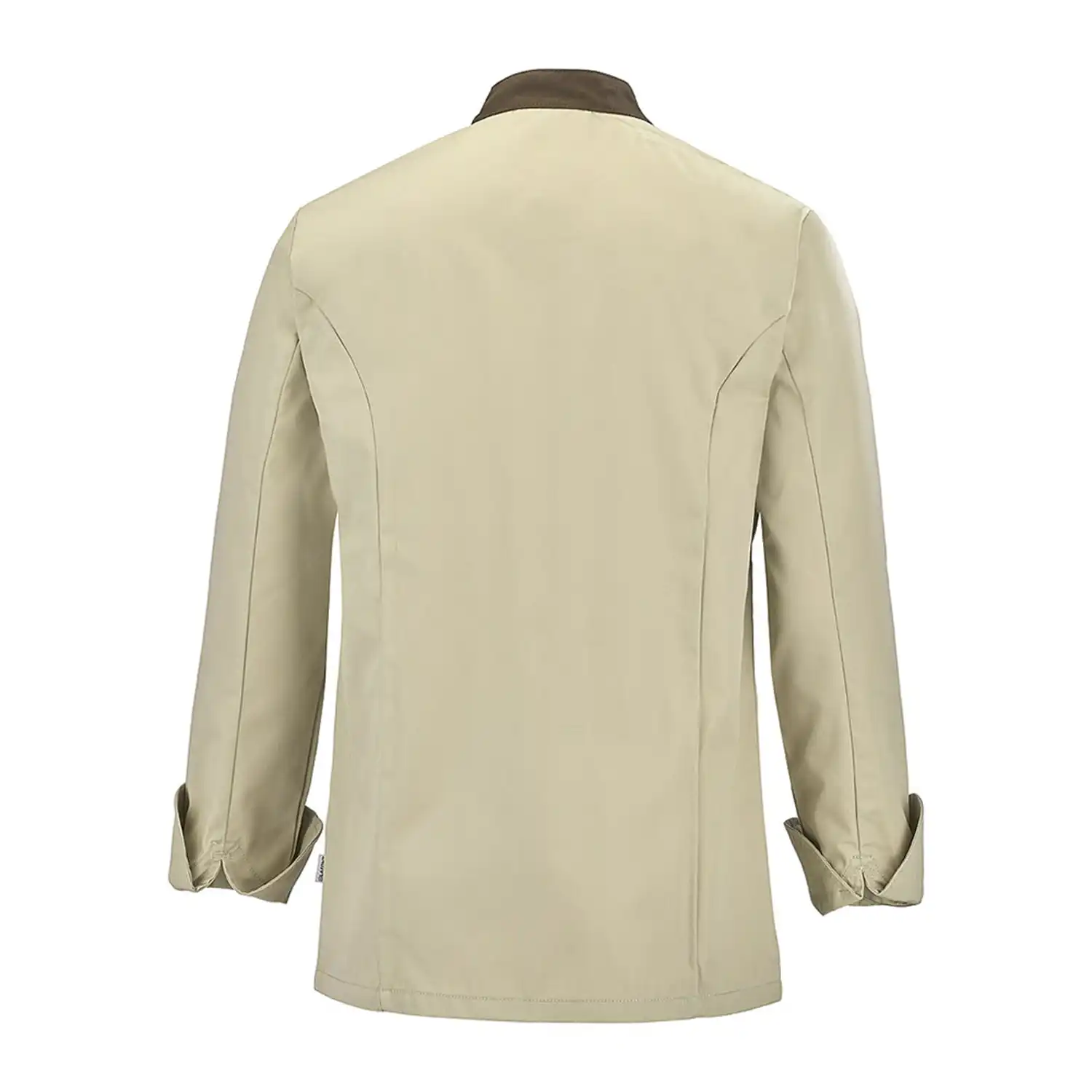Herren Kochjacke "CABBAGE" in beige, L - Thumbnail 2